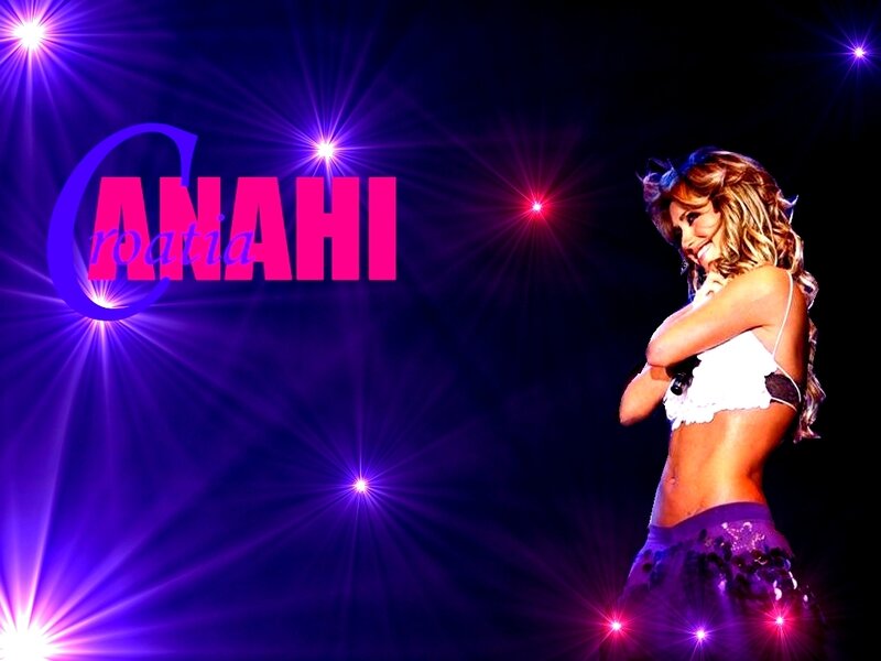 Woman on Stage — Purple, Dramatic, Night