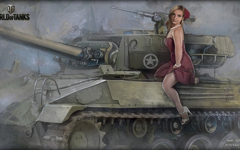 Woman on Tank — Green