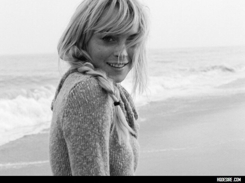 woman on the beach
