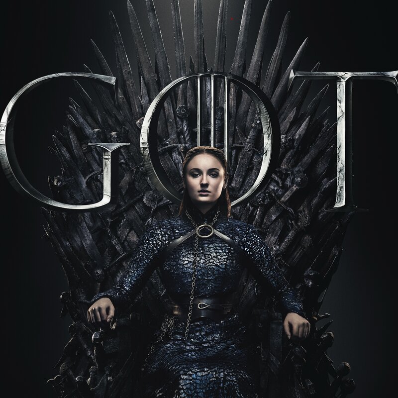 Woman on Throne — Black