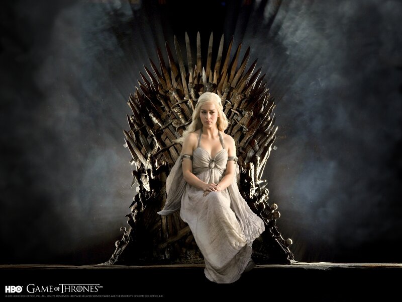 Woman on Throne — Gray