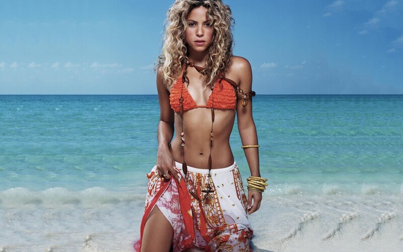 woman on tropical beach