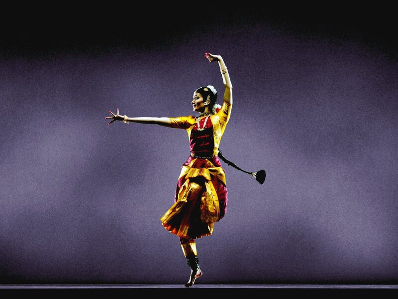 Woman Performing Dance — Purple