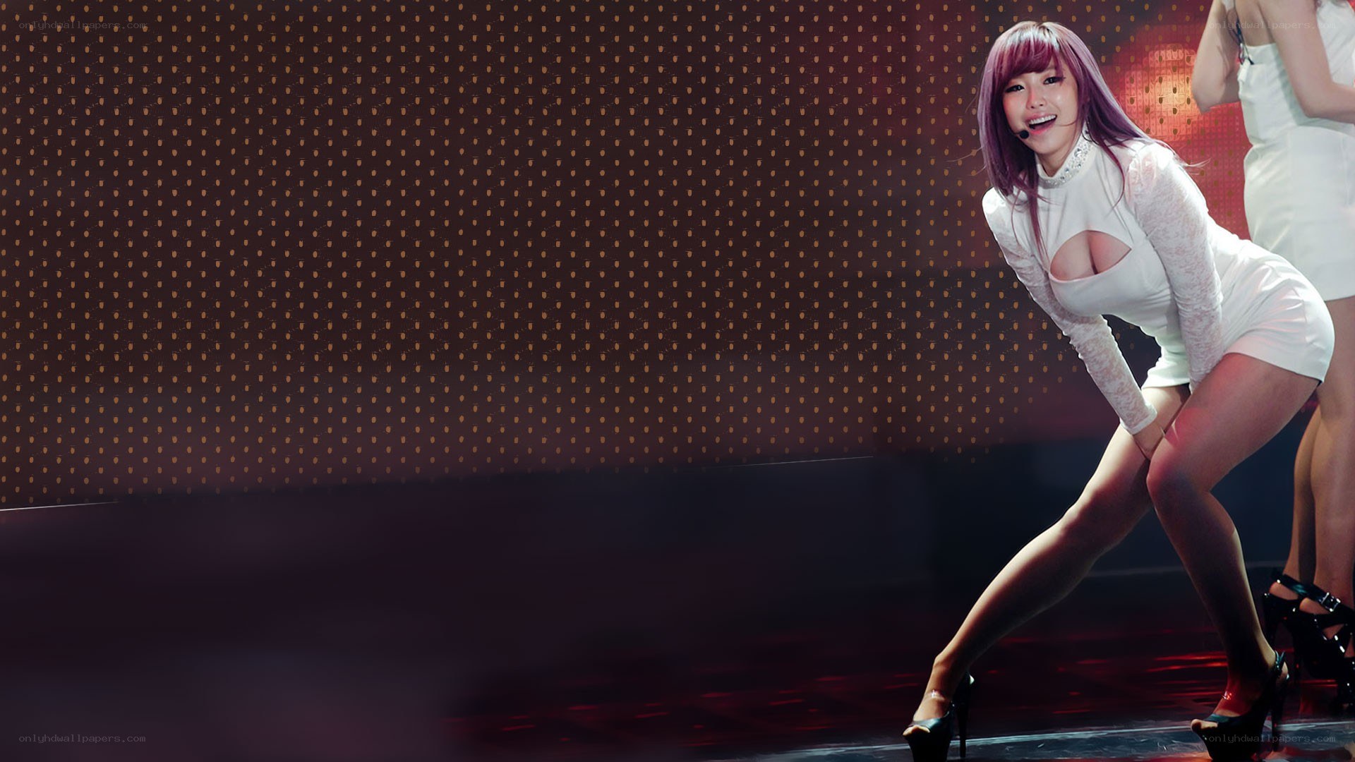 woman performing on stage