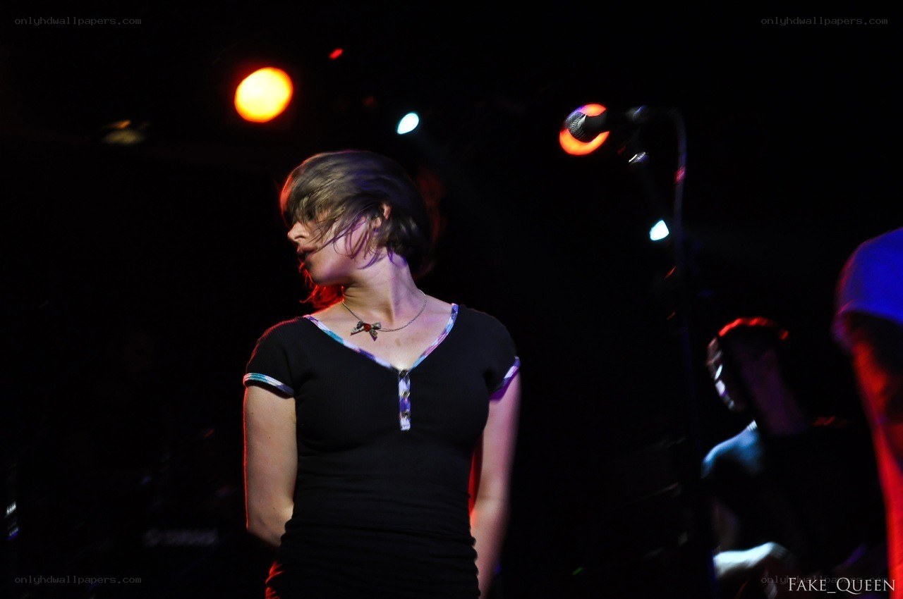 woman performing on stage