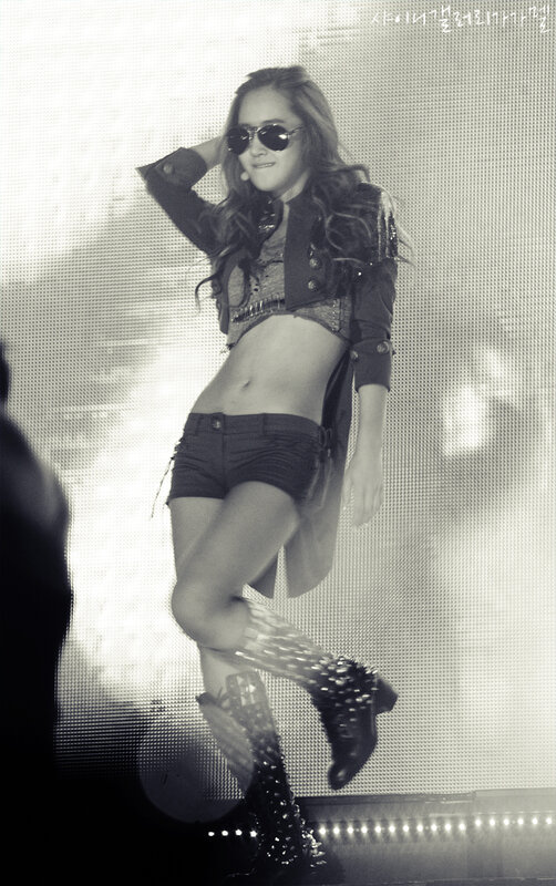 woman performing on stage
