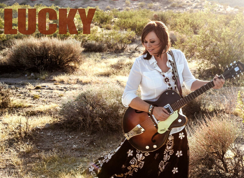 Woman Playing Guitar — Brown, Serene, Afternoon, Photograph, Desert