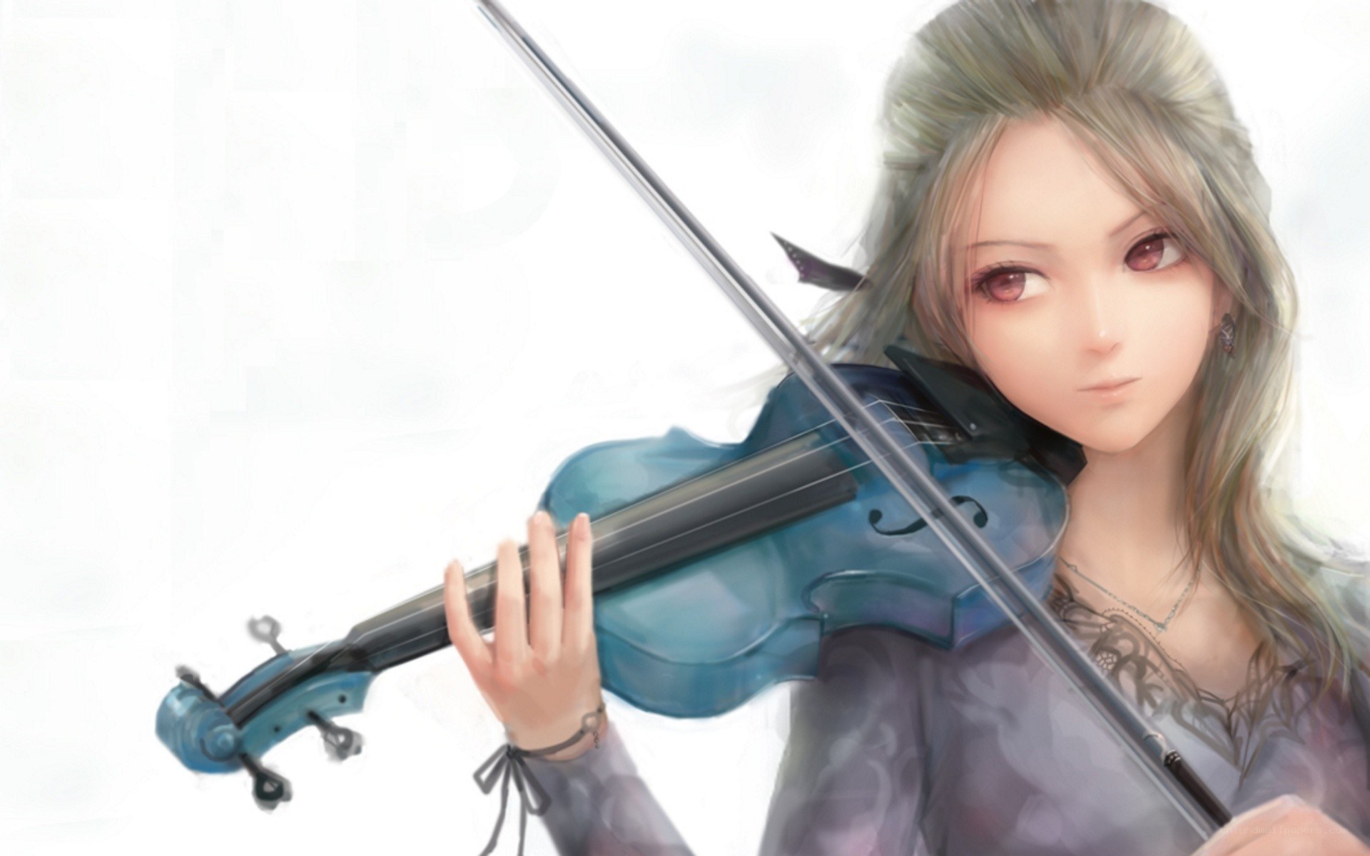 woman playing violin
