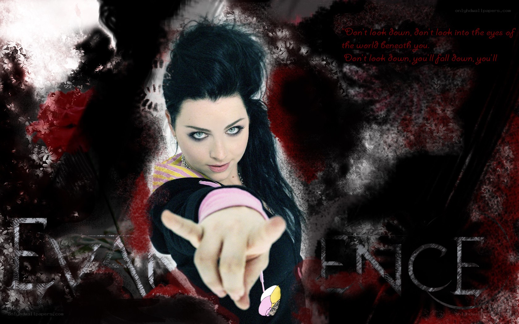 woman pointing at viewer