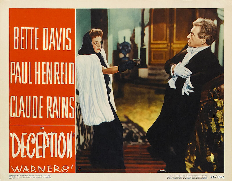 Woman Pointing Gun at Man — Red