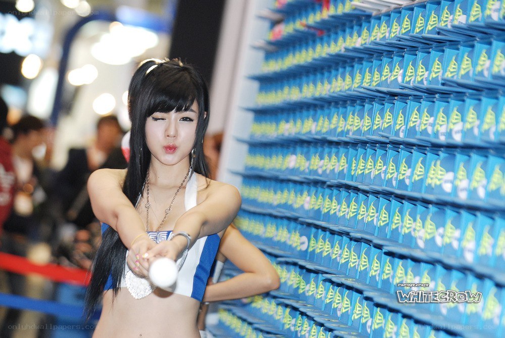 woman posing at event