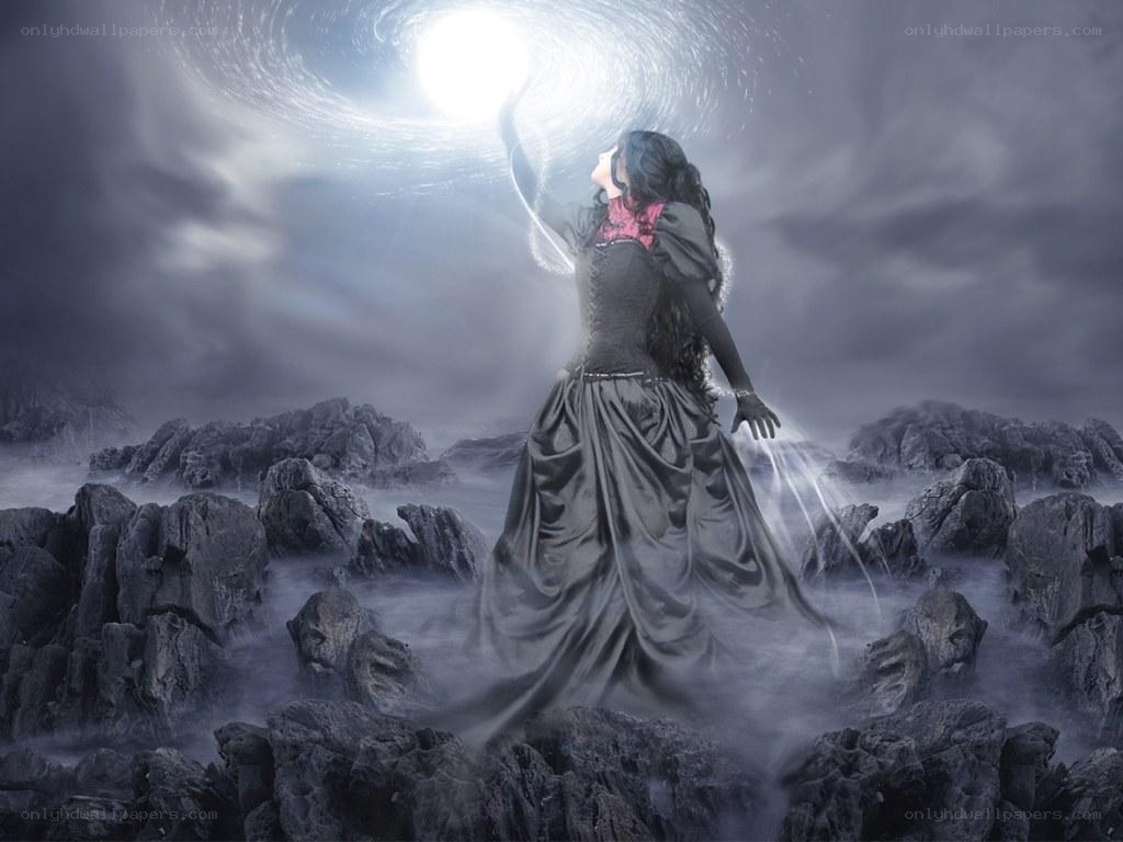 woman reaching for light