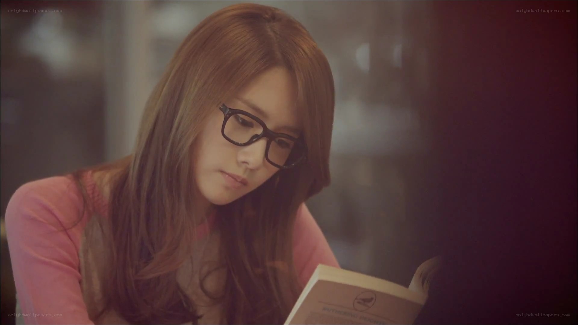 woman reading a book