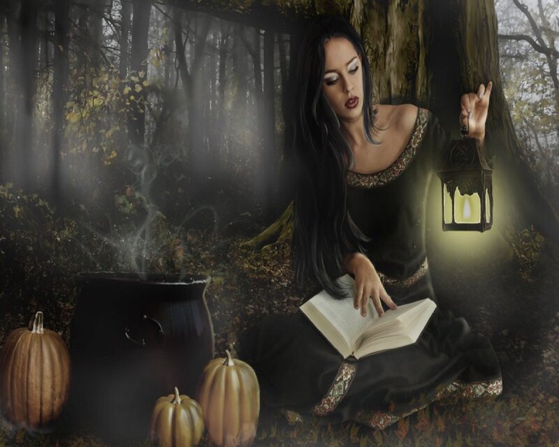 Woman Reading Book — Black, Mysterious