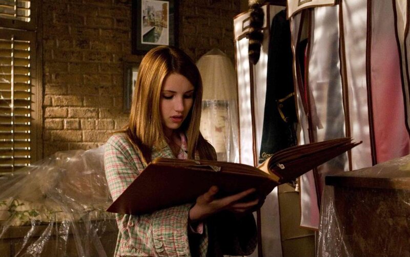 Woman Reading Book — Brown, Focused