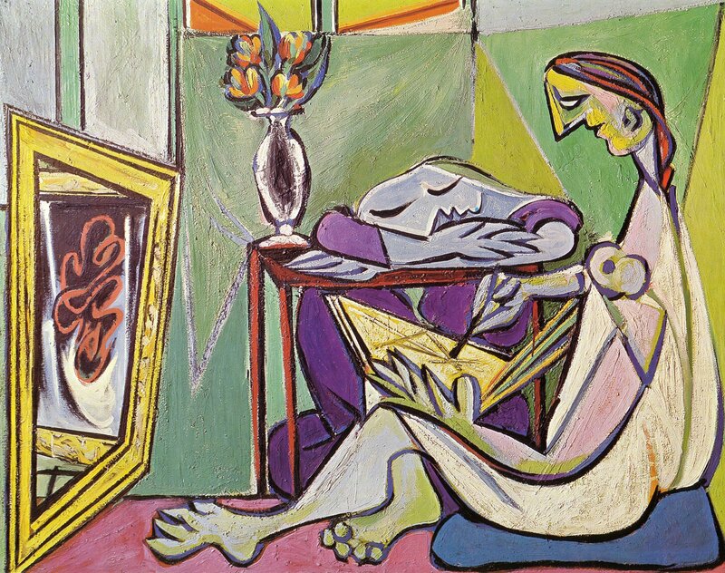 Woman Reading in a Room