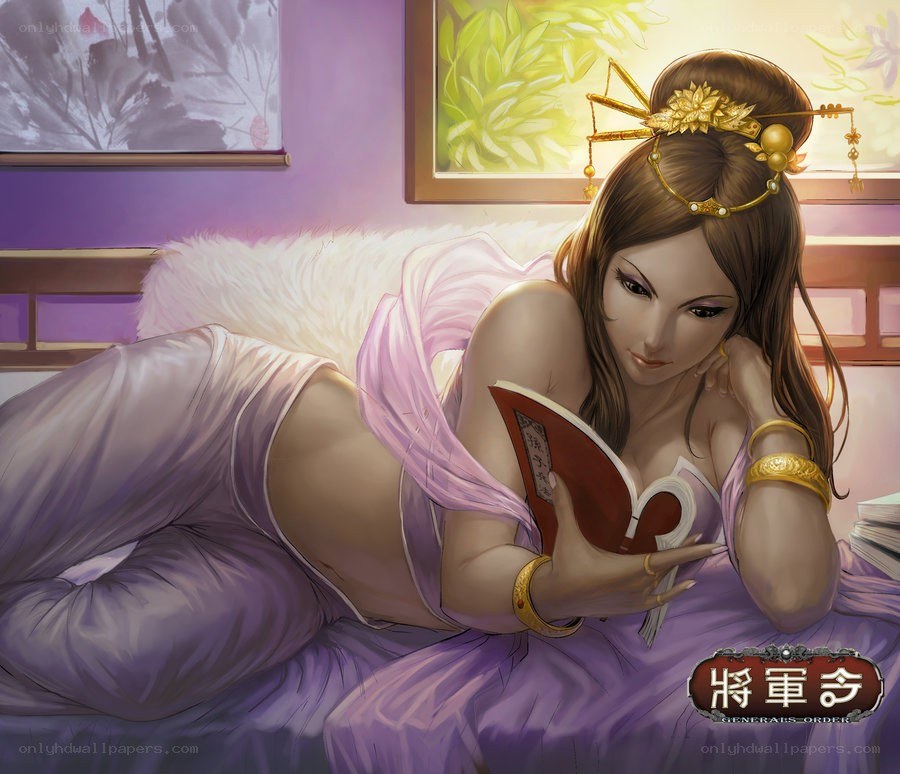 woman reading in bed