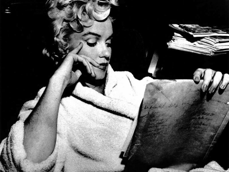 Woman Reading Script