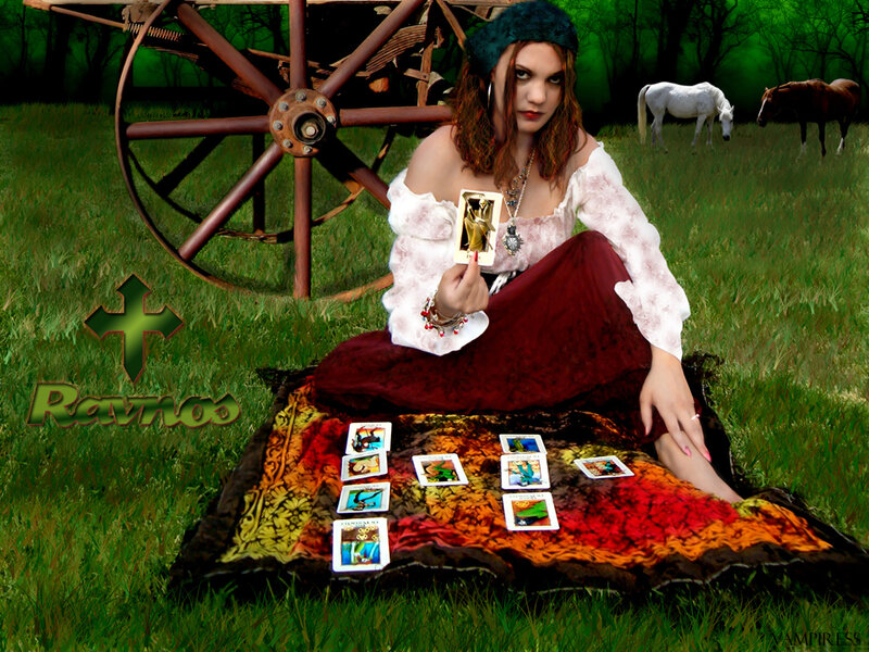 Woman Reading Tarot Cards