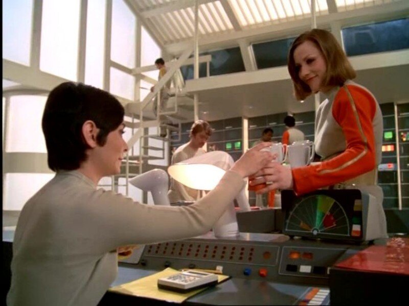Woman Receiving Drink