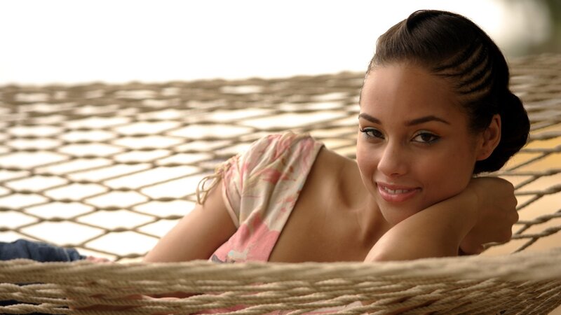 woman relaxing in a hammock