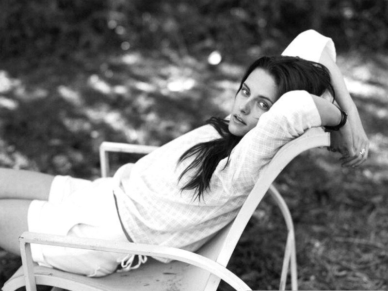 woman relaxing on a chair
