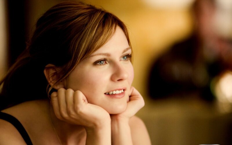 woman resting hands on chin