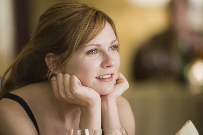 woman resting hands on chin