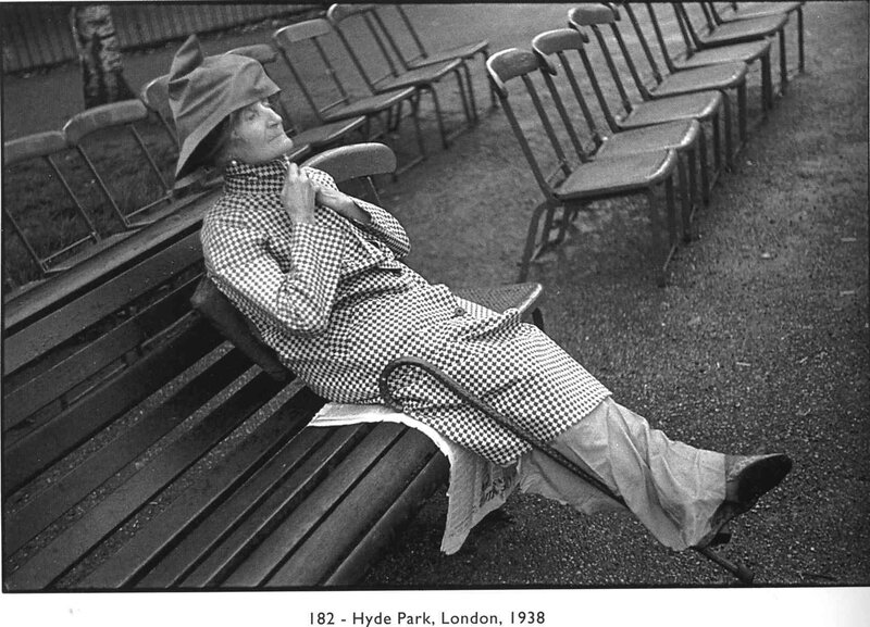 Woman resting in Hyde Park