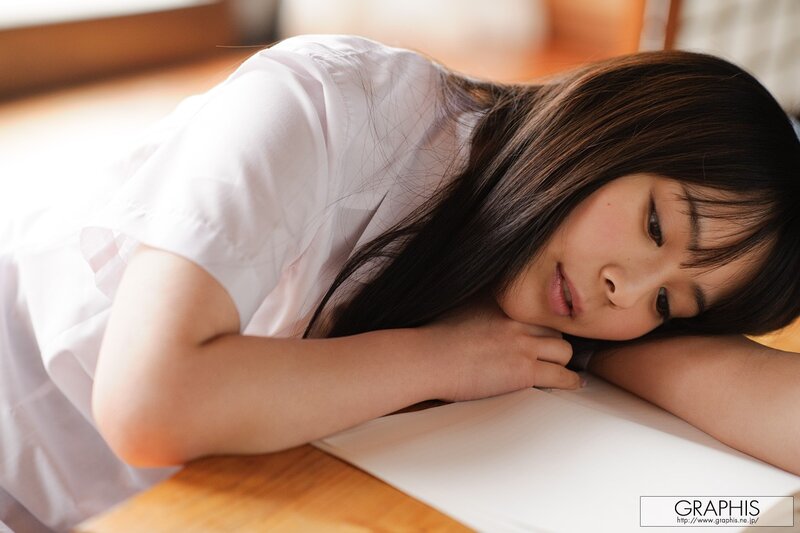 Woman Resting on Desk — White