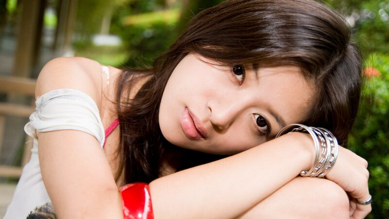 woman resting outdoors