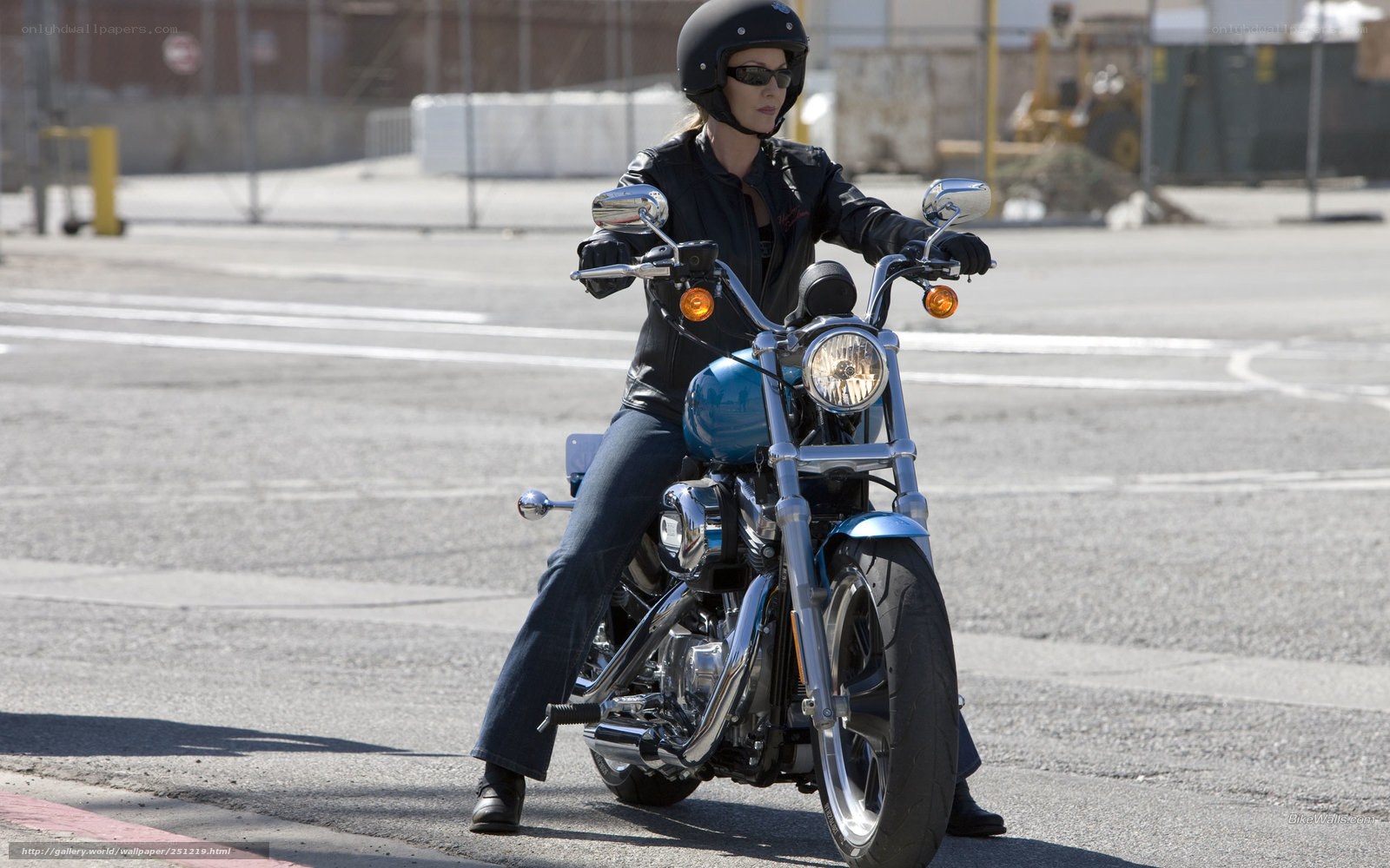 woman riding a motorcycle