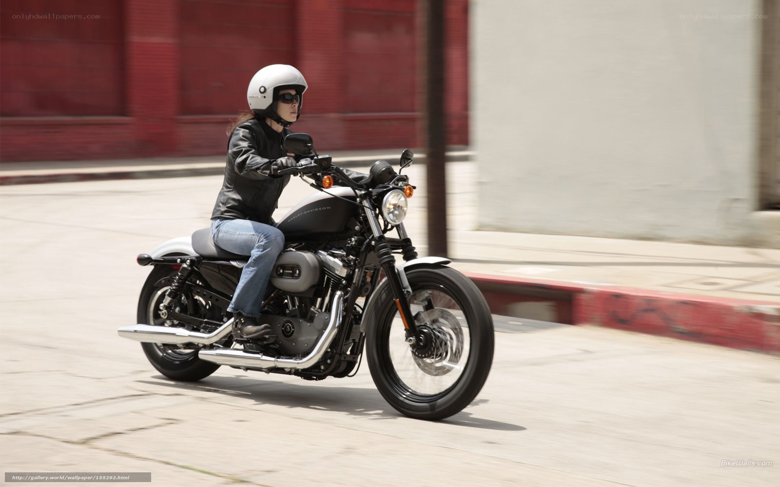 woman riding a motorcycle