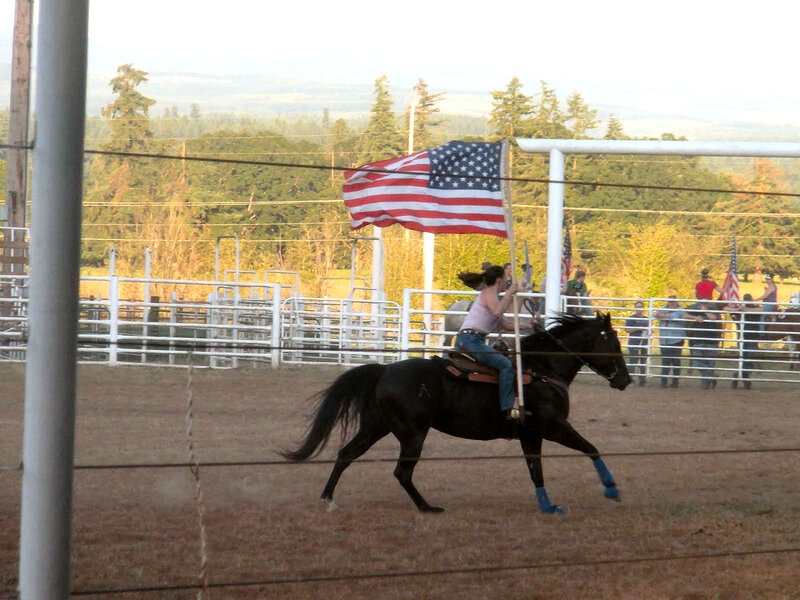 Woman Riding Horse — Brown, Outdoor, Afternoon