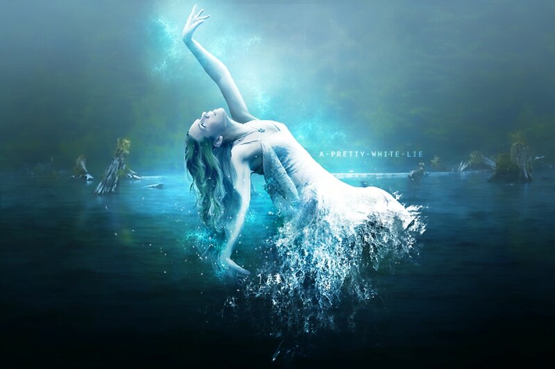 Woman Rising from Water