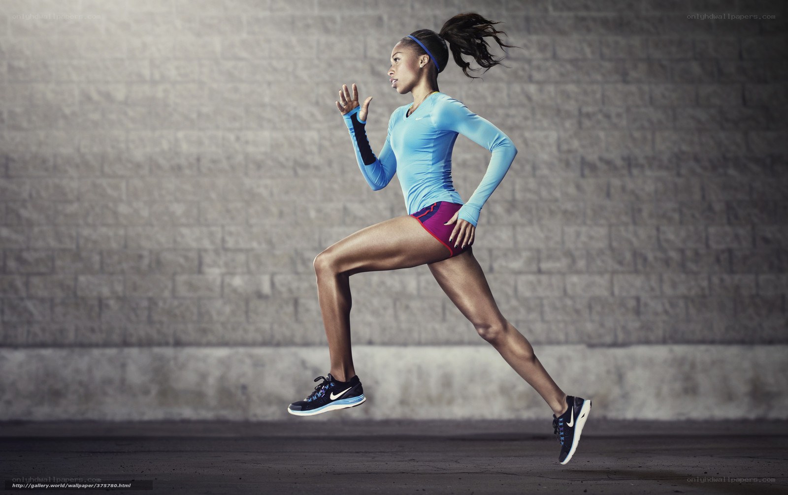 woman running in athletic wear
