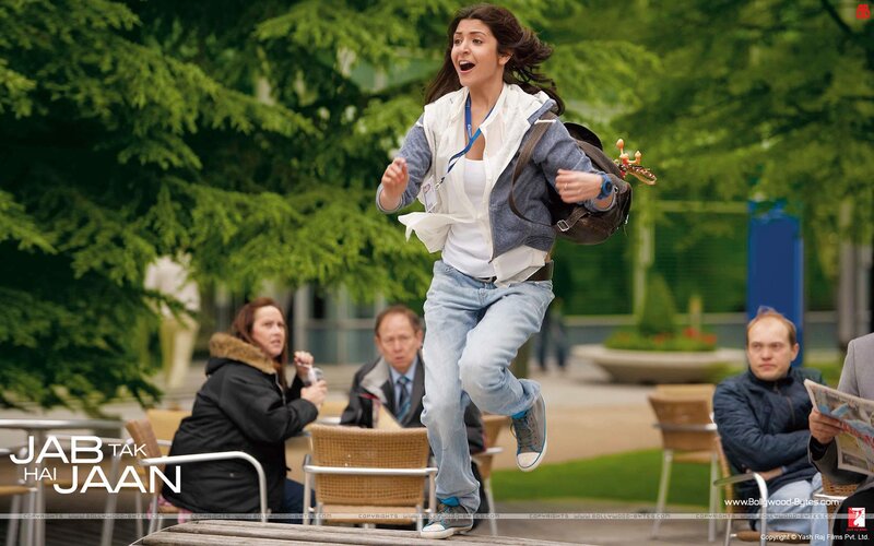 woman running in park