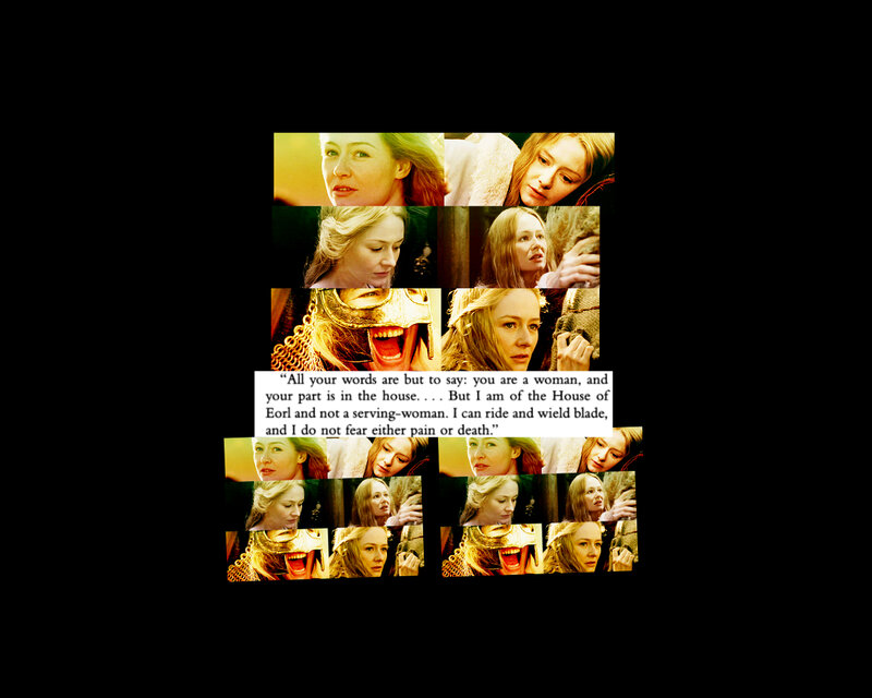 Woman's defiant speech collage