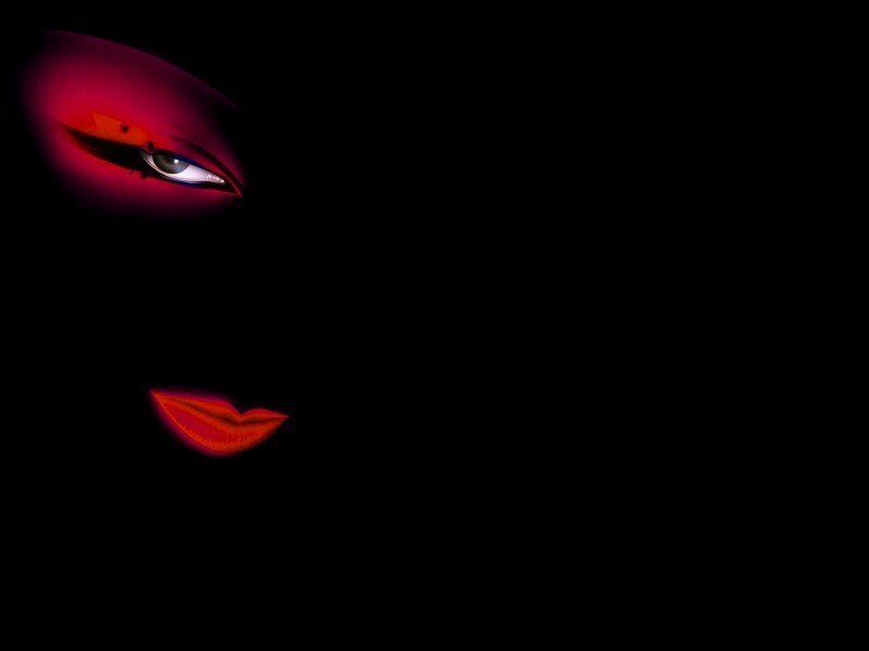Woman's Eye and Lips