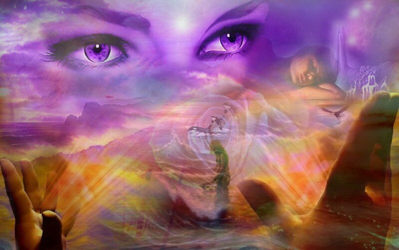 Woman's Eyes and Hands