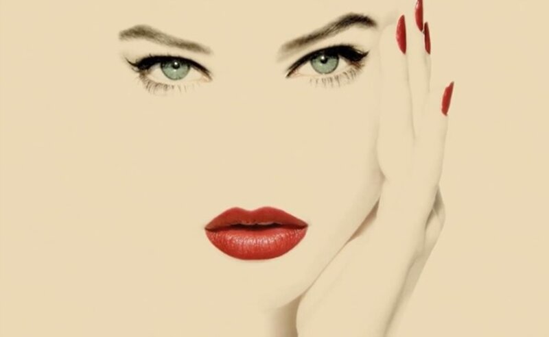 Woman's Face — Beige, Dramatic