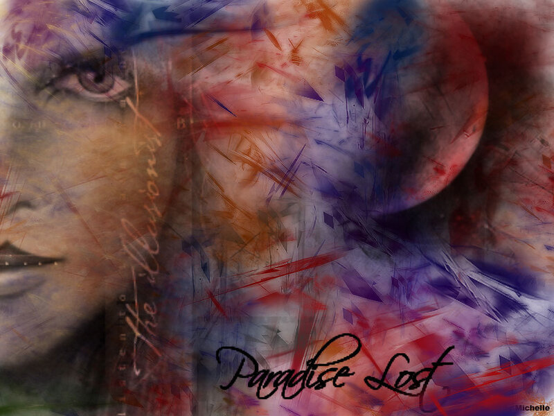 Woman's Face in Abstract Art