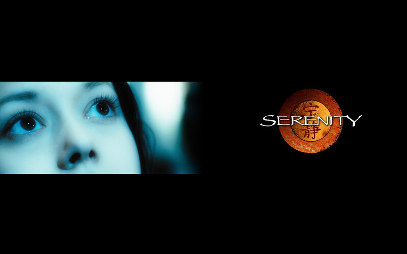 Woman's Face in Blue Light — Black