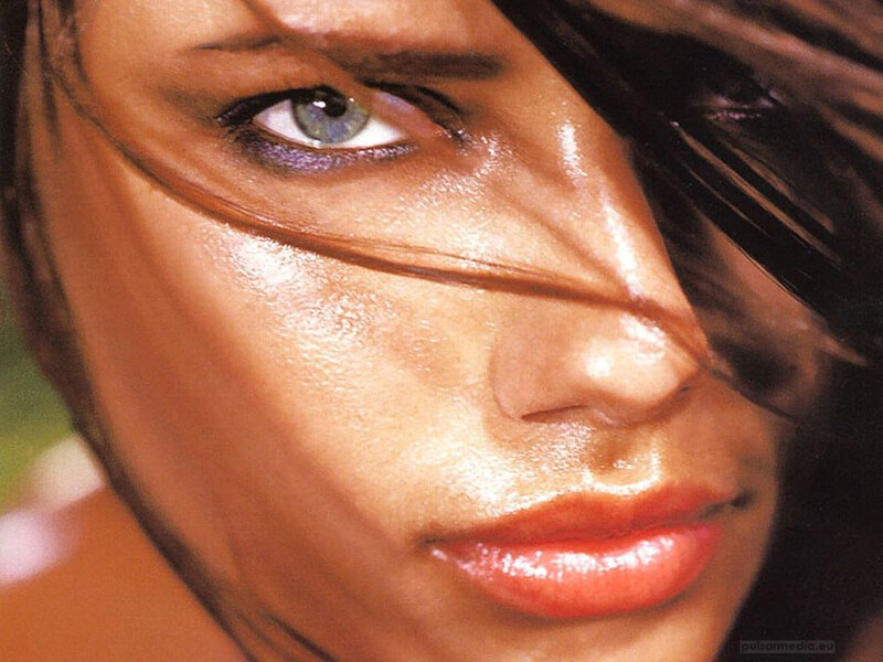Woman's Face in Close-up — Brown, Dramatic, Photograph, Eye