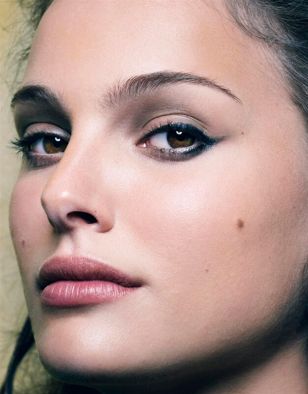 Woman's Face in Close-up — Brown, Dramatic, Photograph, Eyes