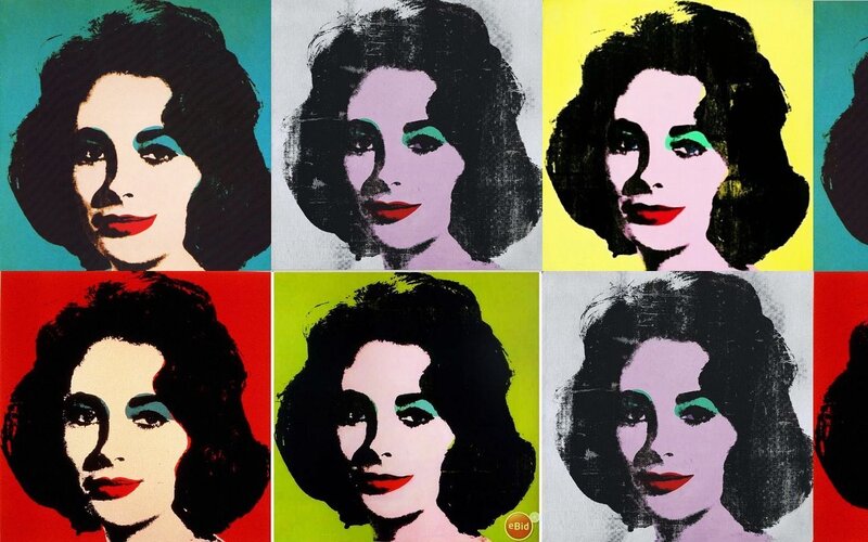 Woman's Face in Pop Art