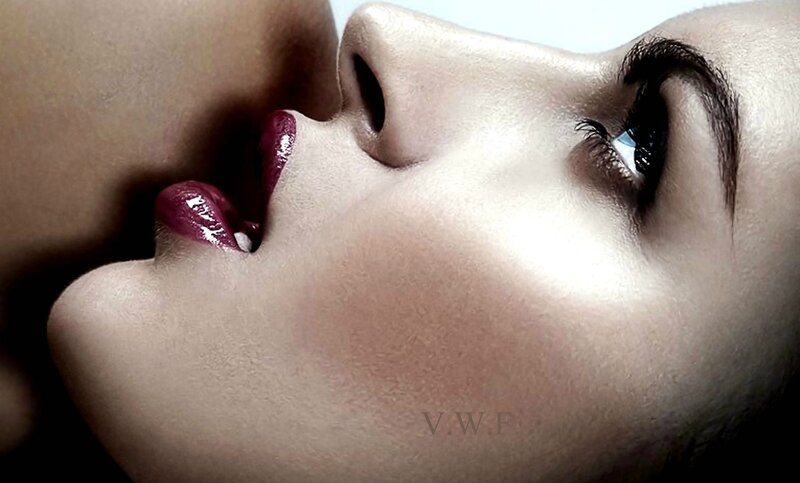 Woman's Face in Profile — White, Dramatic