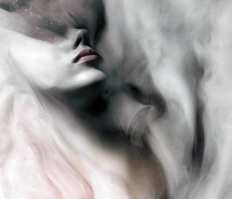 Woman's Face in Smoke
