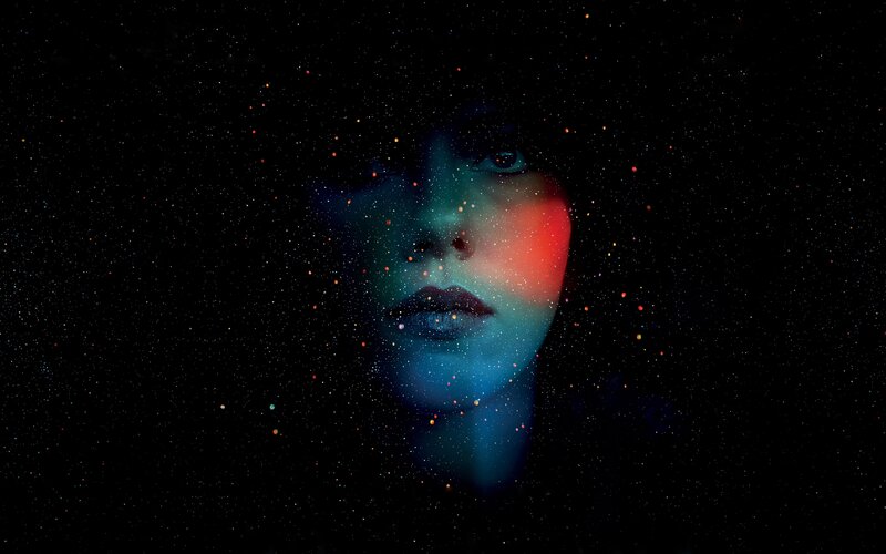 Woman's Face in Space — Black, Cosmic