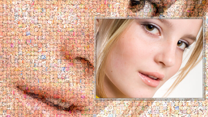 Woman's Face Mosaic